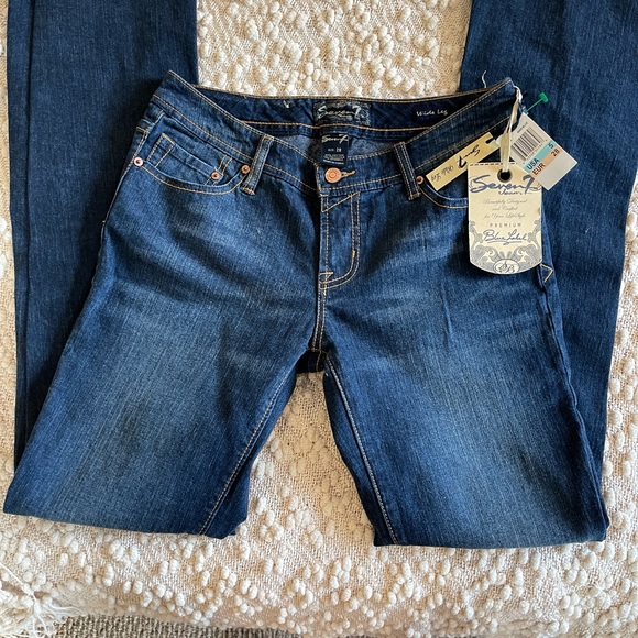 NWT Seven Jeans wide leg size 28 - Picture 4 of 5